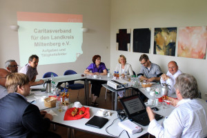 Informationsaustausch beim Caritasverband Miltenberg