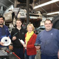 MdL Martina Fehlner beim „Tag der Ausbildung 2016“ im Autohaus Kunzmann in Aschaffenburg