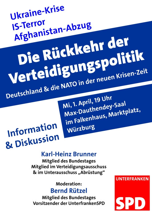 NATO-Veranstaltung am 1. April in Würzburg