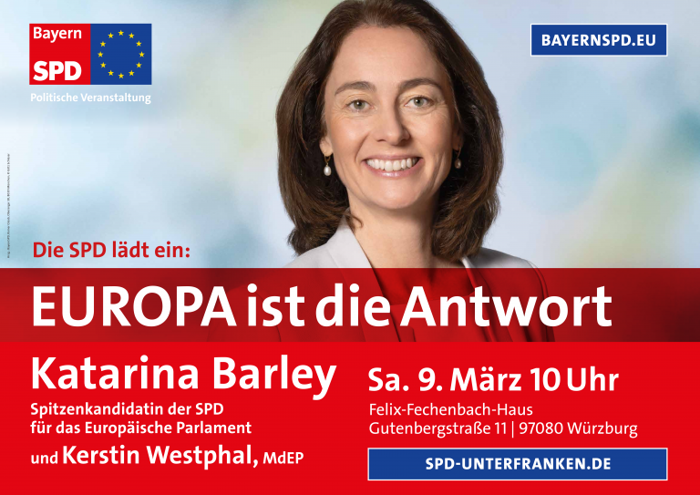 Katarina Barley in Würzburg